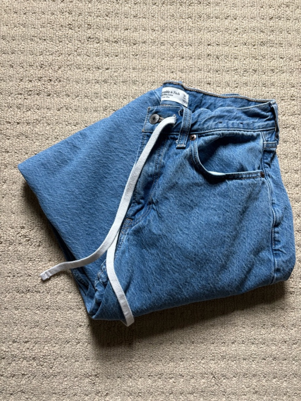 Abercrombie & Fitch Curve Love Ultra Loose Jeans